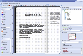 XWebDesignor screenshot