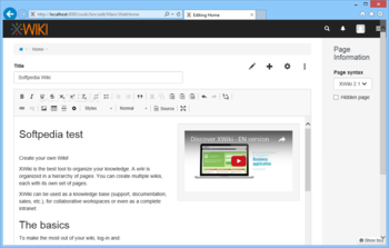 XWiki Enterprise screenshot 3