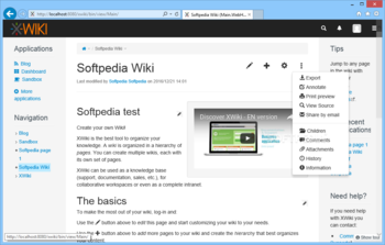 XWiki Enterprise screenshot 5