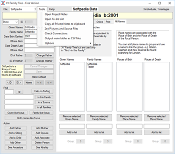 XY Family Tree screenshot 5