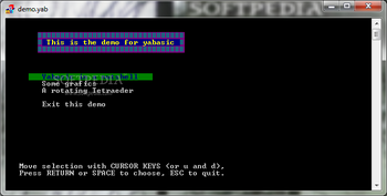 Yabasic screenshot