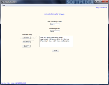 Yagi Calculator screenshot 6