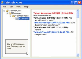 YahArch screenshot