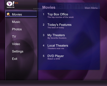 Yahoo Go for TV screenshot