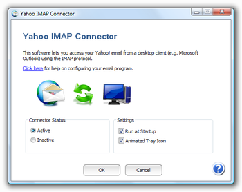 Yahoo IMAP Connector screenshot
