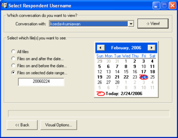 Yahoo Message Archive Decoder screenshot