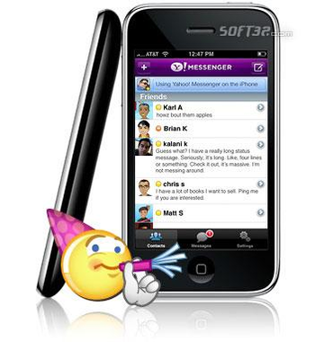 Yahoo! Messenger for iPhone screenshot