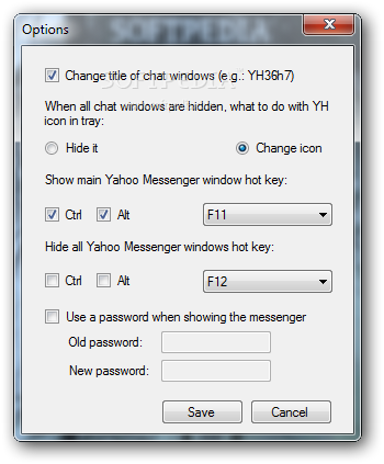 Yahoo Messenger Hider screenshot 2