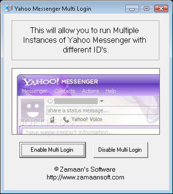 Yahoo Messenger Multi Login screenshot