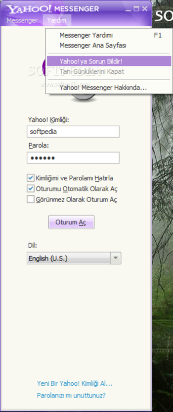 Yahoo Messenger Turkce Yama screenshot