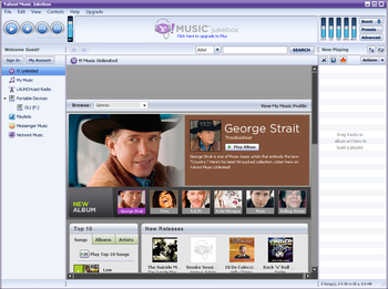 Yahoo! Music Jukebox (formerly Yahoo! Music Engine) screenshot