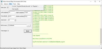Yahoo Normal Maps Downloader screenshot 2