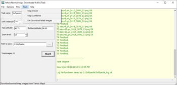 Yahoo Normal Maps Downloader screenshot 3
