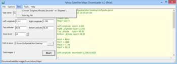 Yahoo Satellite Maps Downloader screenshot 2
