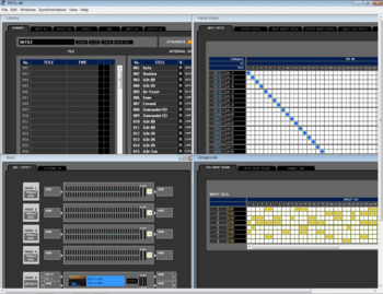 Yamaha M7CL V3 Editor screenshot 2