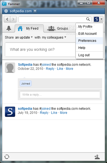 Yammer Desktop screenshot 5