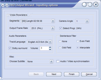 YASA DVD to AVI Converter screenshot 2