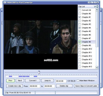 YASA DVD to iPod Converter screenshot 2