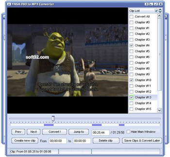 YASA DVD to MP4 Converter screenshot 2