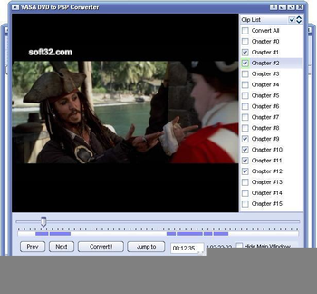YASA DVD to PSP Converter screenshot 3