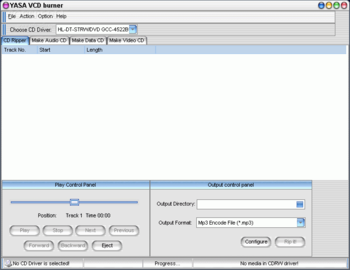 YASA VCD Burner screenshot