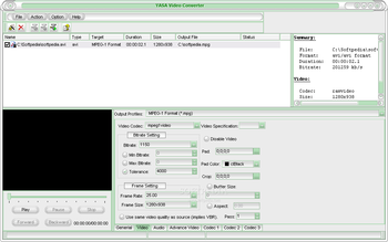 YASA Video Converter screenshot