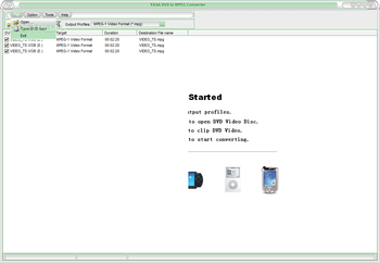 YASA VOB to MPEG Converter screenshot 2