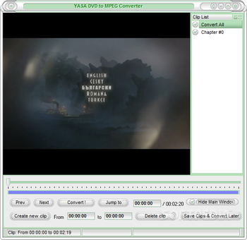 YASA VOB to MPEG Converter screenshot 5