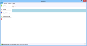 Yate screenshot 2