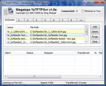 YaTFTPSvr screenshot 2