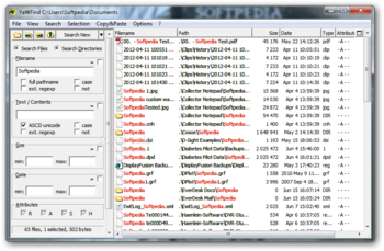 YaWFind screenshot