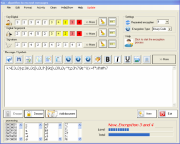 YAz Encryption Algorithm screenshot