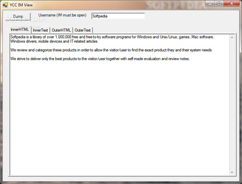 YCC IM View screenshot