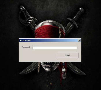 YCorrupt Desktop Locker screenshot