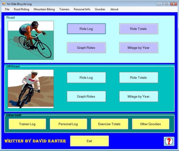 Ye Olde Bicycle Log screenshot