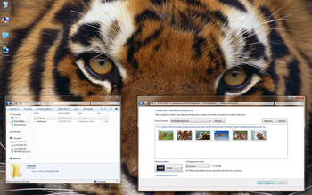 Year of the Tiger Windows 7 Theme screenshot