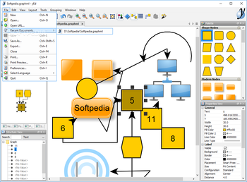 yEd screenshot 3