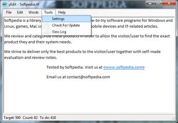 yEdit Portable screenshot 4