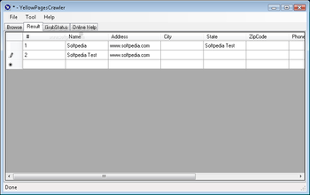 Yellow Pages Crawler screenshot