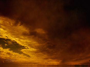 Yellow Storm Animated Wallpaper screenshot