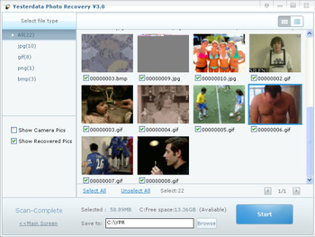 Yesterdata Photo Recovery screenshot 4