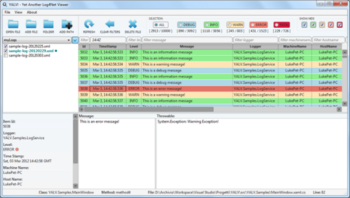 Yet Another Log4Net Viewer screenshot