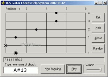 YGS Guitar Chords Help System screenshot 2