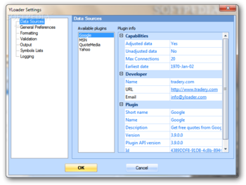 YLoader (formerly Yahoo Quotes Downloader) screenshot 2