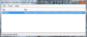 yNotes Portable screenshot