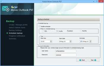 Yodot Move Outlook PST screenshot 6