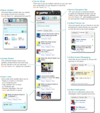 Yoono Desktop Portable screenshot