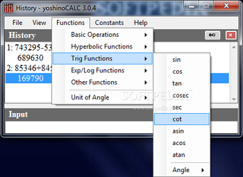 yoshinoCALC screenshot 5