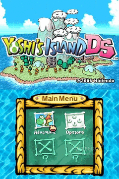Yoshis Island DS screenshot
