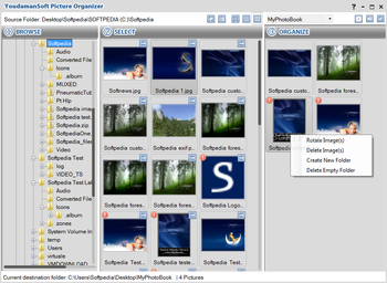 YoudamanSoft Picture Organizer screenshot